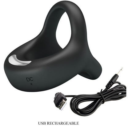 PRETTY LOVE - ELLIOTT  BLACK VIBRATOR RING - My naughty haven #