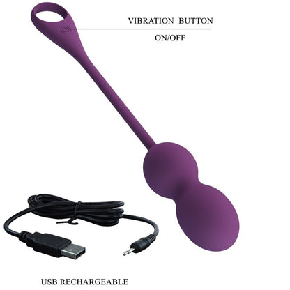 PRETTY LOVE - ELVIRA KEGEL BALLS APP REMOTE CONTROL PURPLE - My naughty haven #