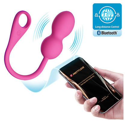 PRETTY LOVE - ELVIRA PINK RECHARGEABLE VIBRATING BALLS - My naughty haven #
