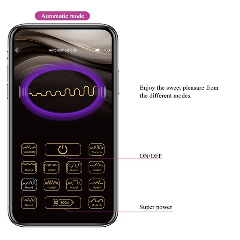 PRETTY LOVE - ELVIRA RECHARGEABLE VIBRATING BALLS PURPLE - My naughty haven #