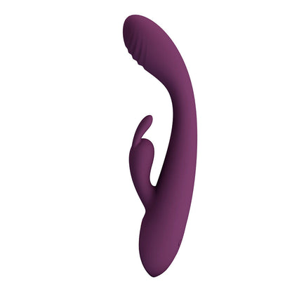 PRETTY LOVE - EMMA RABBIT PURPLE VIBRATOR WITH STIMULATOR - My naughty haven #