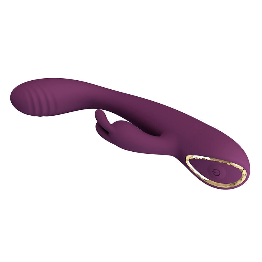 PRETTY LOVE - EMMA RABBIT PURPLE VIBRATOR WITH STIMULATOR - My naughty haven #
