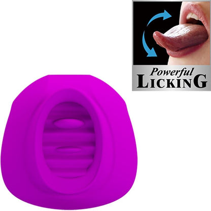 PRETTY LOVE - ESTELLE TONGUE CLITORIS STIMULATOR 12 VIBRATIONS PURPLE - My naughty haven #