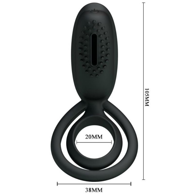 PRETTY LOVE - ESTHER VIBRATING RING WITH STIMULATOR - My naughty haven #