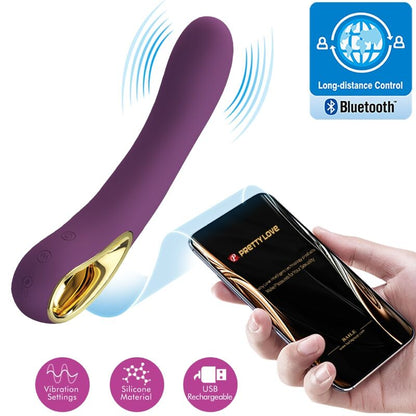 PRETTY LOVE - ETHAN RECHARGEABLE VIBRATOR LILA - My naughty haven #