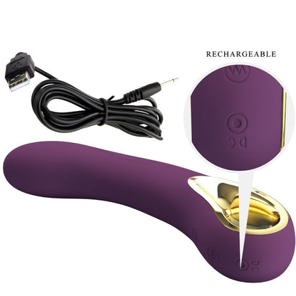PRETTY LOVE - ETHAN RECHARGEABLE VIBRATOR LILA - My naughty haven #
