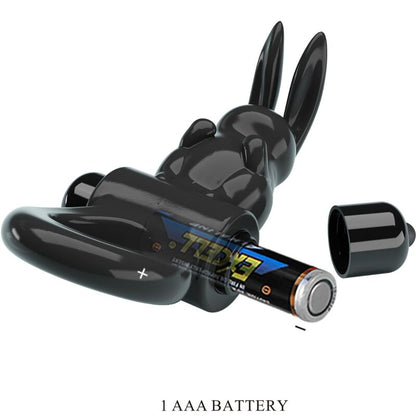 PRETTY LOVE - EXCITING RING RABBIT VIBRATOR RING 10 VIBRATIONS BLACK - My naughty haven #