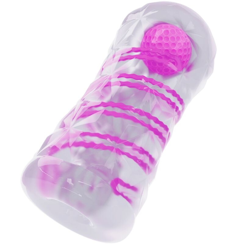 PRETTY LOVE - FANTASY MALE MASTURBATOR WITH INTERNAL SPIRAL AND TRANSPARENT BALLS - My naughty haven #
