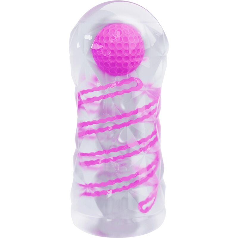 PRETTY LOVE - FANTASY MALE MASTURBATOR WITH INTERNAL SPIRAL AND TRANSPARENT BALLS - My naughty haven #