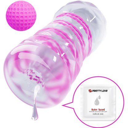 PRETTY LOVE - FANTASY MALE MASTURBATOR WITH INTERNAL SPIRAL AND TRANSPARENT BALLS - My naughty haven #