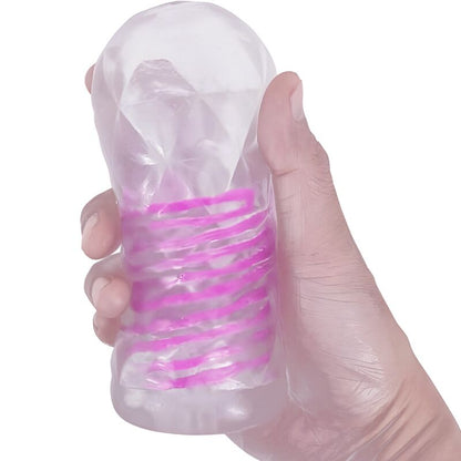 PRETTY LOVE - FANTASY MALE MASTURBATOR WITH INTERNAL SPIRAL AND TRANSPARENT BALLS - My naughty haven #