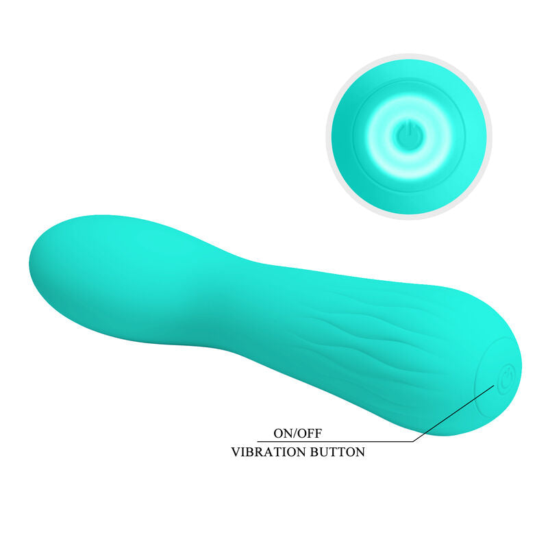 PRETTY LOVE - FAUN RECHARGEABLE VIBRATOR AQUA GREEN - My naughty haven #
