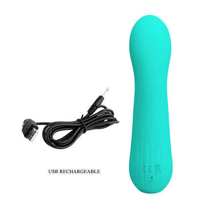 PRETTY LOVE - FAUN RECHARGEABLE VIBRATOR AQUA GREEN - My naughty haven #