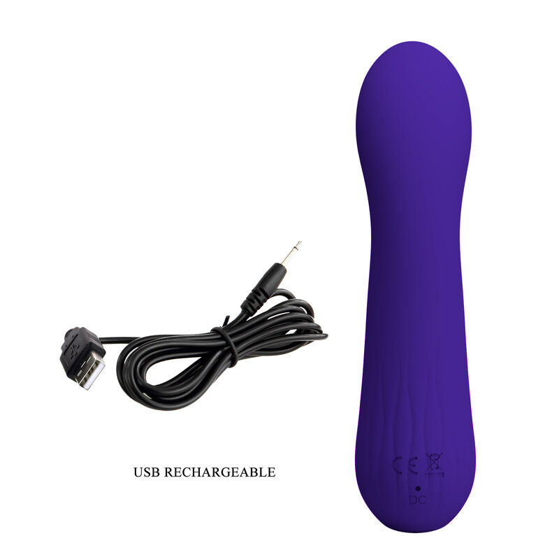 PRETTY LOVE - FAUN RECHARGEABLE VIBRATOR PURPLE - My naughty haven #