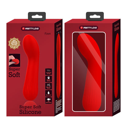 PRETTY LOVE - FAUN RECHARGEABLE VIBRATOR RED - My naughty haven #