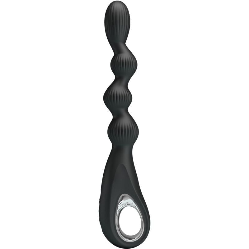 PRETTY LOVE - FEDERER ANAL VIBRATOR 12 VIBRATIONS BLACK - My naughty haven #