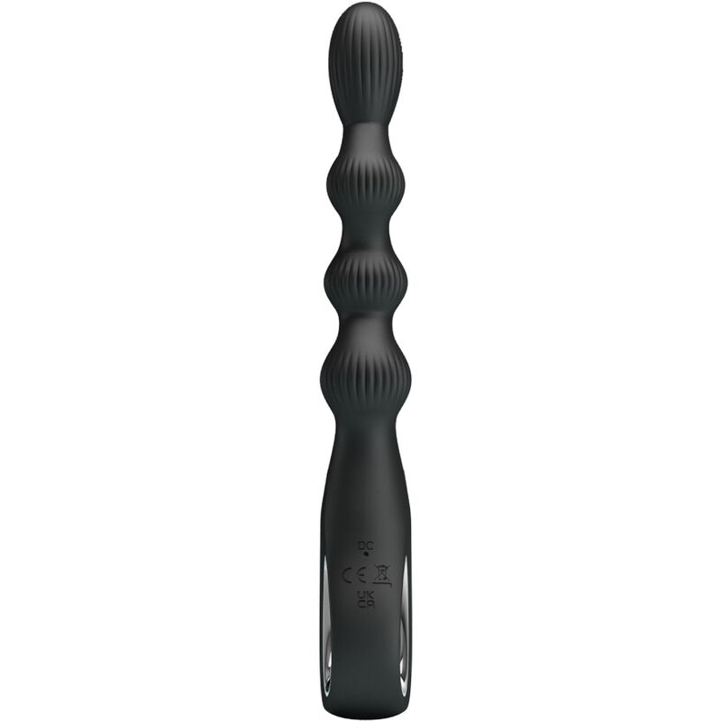 PRETTY LOVE - FEDERER ANAL VIBRATOR 12 VIBRATIONS BLACK - My naughty haven #