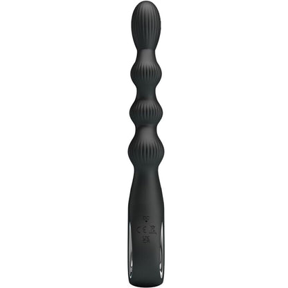 PRETTY LOVE - FEDERER ANAL VIBRATOR 12 VIBRATIONS BLACK - My naughty haven #