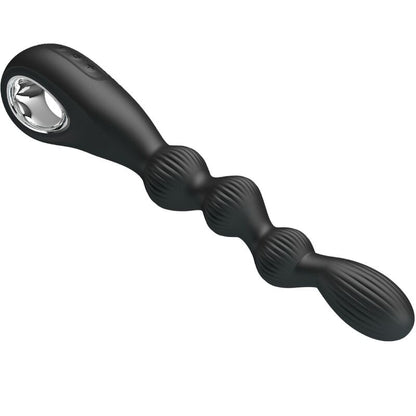 PRETTY LOVE - FEDERER ANAL VIBRATOR 12 VIBRATIONS BLACK - My naughty haven #
