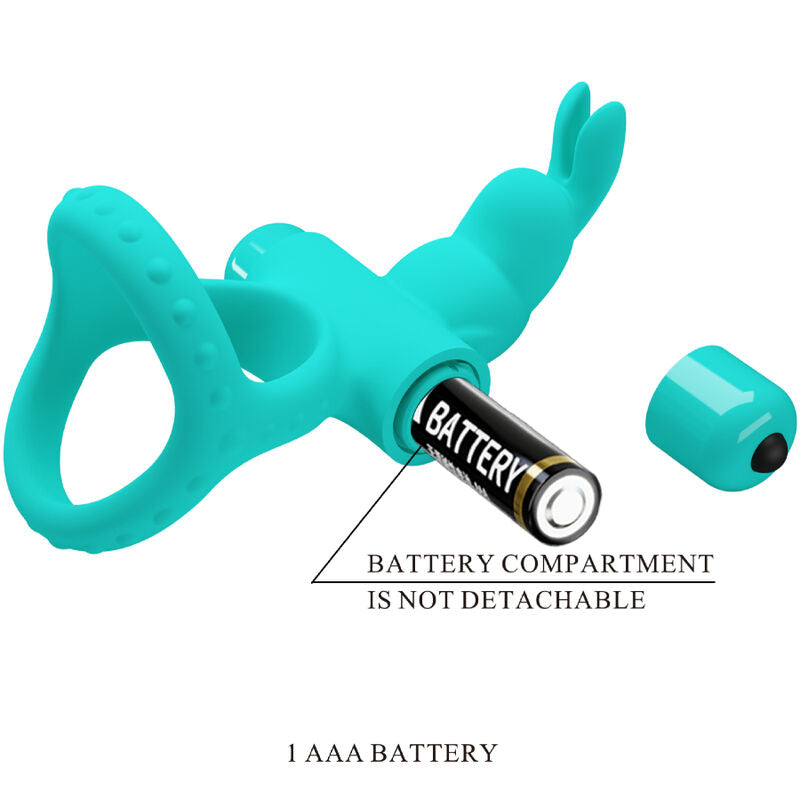 PRETTY LOVE - FIGGY GREEN RABBIT VIBRATOR RING - My naughty haven #