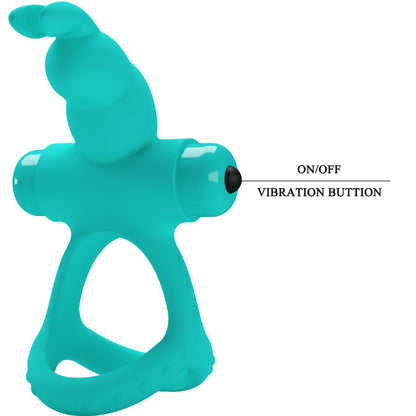 PRETTY LOVE - FIGGY GREEN RABBIT VIBRATOR RING - My naughty haven #