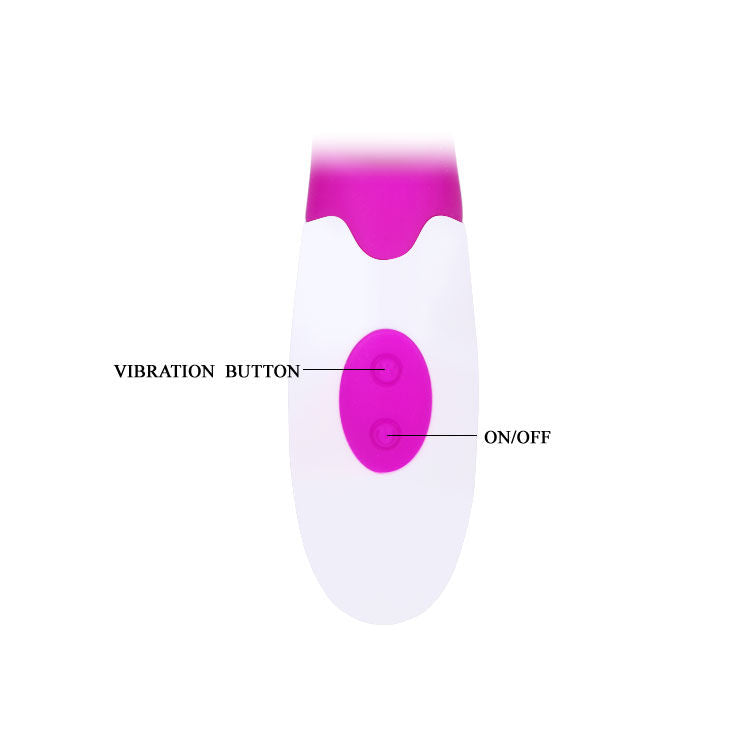 PRETTY LOVE - FLIRTATION ALVIS VIBRATOR WITH CLITORIS STIMULATOR - My naughty haven #