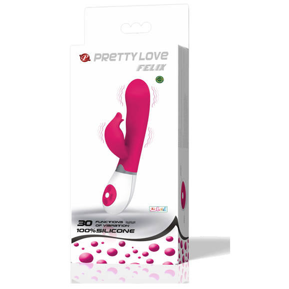 PRETTY LOVE - FLIRTATION VIBRATOR WITH FELIX STIMULATOR - My naughty haven #