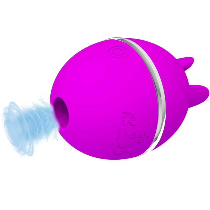 PRETTY LOVE - GEMINI BALL PURPLE ROUND SILICONE VIBRATOR - My naughty haven #