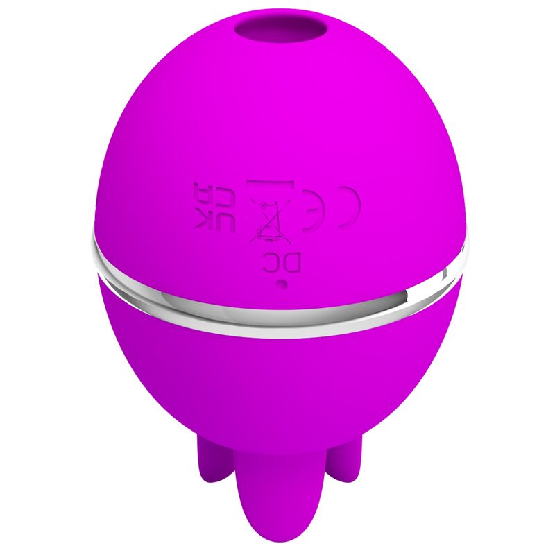 PRETTY LOVE - GEMINI BALL PURPLE ROUND SILICONE VIBRATOR - My naughty haven #