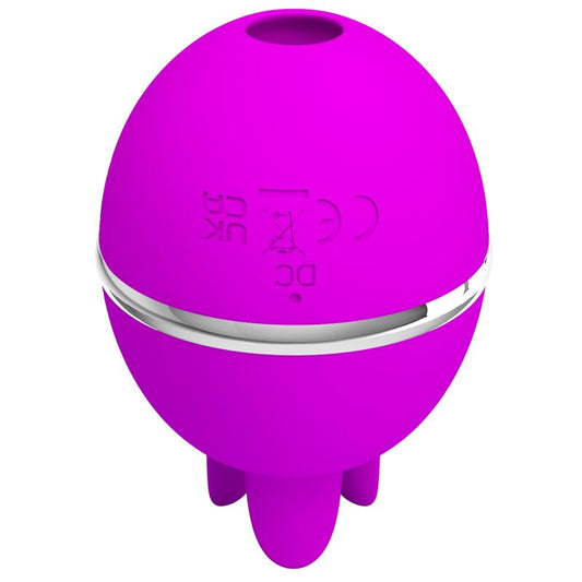 PRETTY LOVE - GEMINI BALL PURPLE ROUND SILICONE VIBRATOR - My naughty haven #