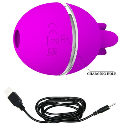 PRETTY LOVE - GEMINI BALL PURPLE ROUND SILICONE VIBRATOR - My naughty haven #