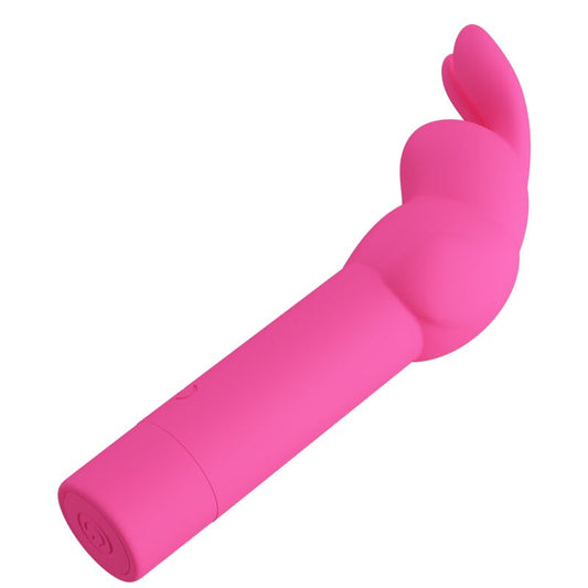 PRETTY LOVE - GERARDO FUSCHIA RABBIT SILICONE VIBRATOR - My naughty haven #