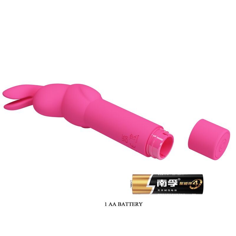 PRETTY LOVE - GERARDO FUSCHIA RABBIT SILICONE VIBRATOR - My naughty haven #