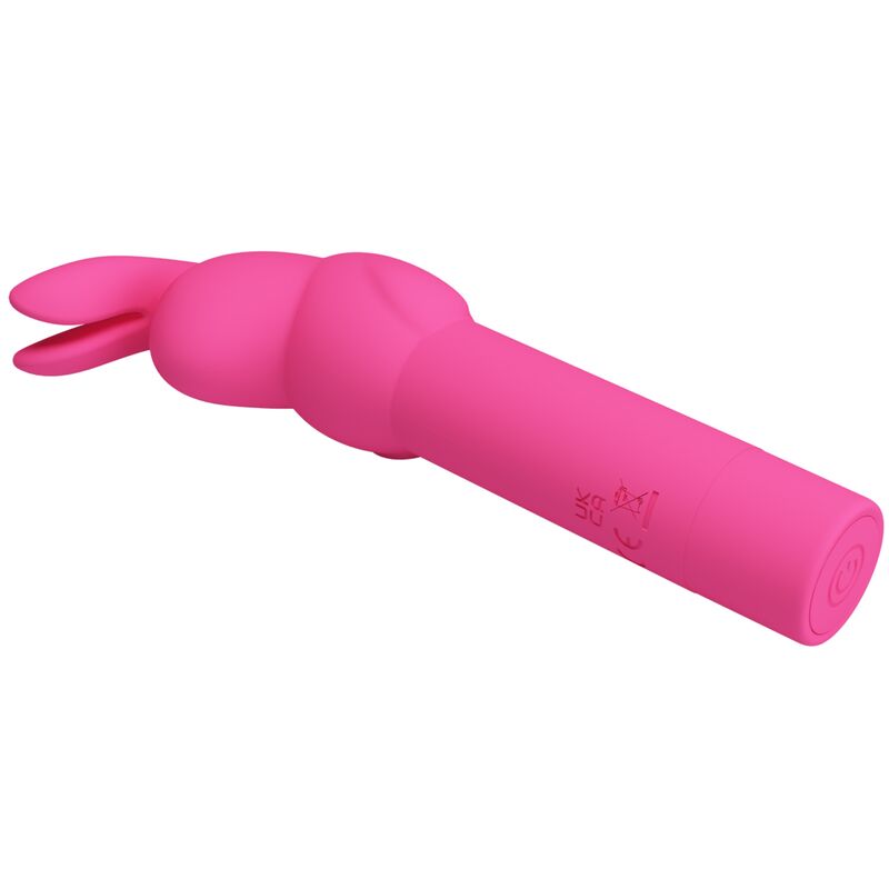 PRETTY LOVE - GERARDO FUSCHIA RABBIT SILICONE VIBRATOR - My naughty haven #