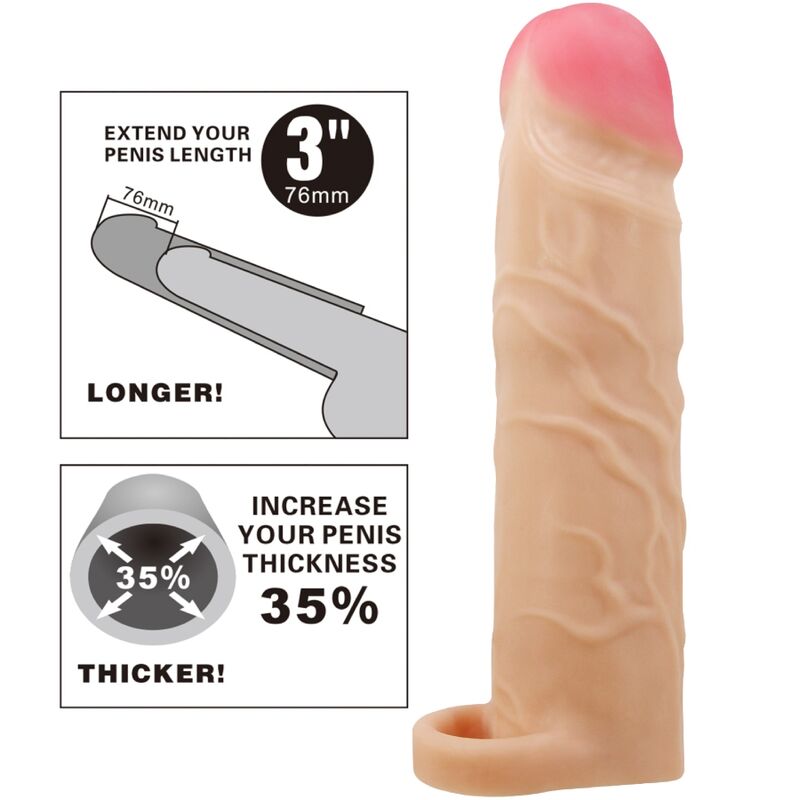 PRETTY LOVE - GERD PENIS EXTENDER COVER FLESH - My naughty haven #