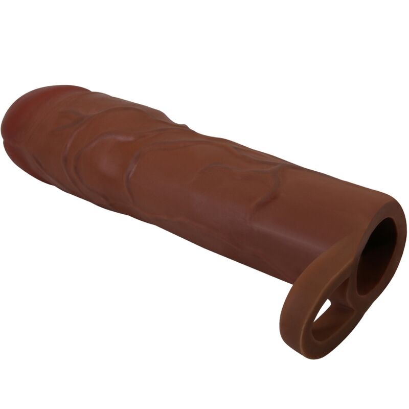 PRETTY LOVE - GERD PENIS SLEEVE WITH 7.6 CM EXTENSION MULATTO - My naughty haven #