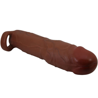 PRETTY LOVE - GERD PENIS SLEEVE WITH 7.6 CM EXTENSION MULATTO - My naughty haven #