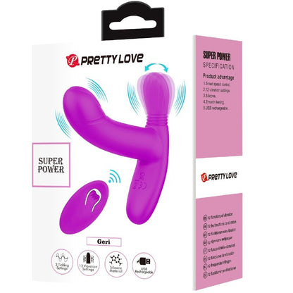 PRETTY LOVE - GERI CLITORIS MASSAGER PINK REMOTE CONTROL - My naughty haven #