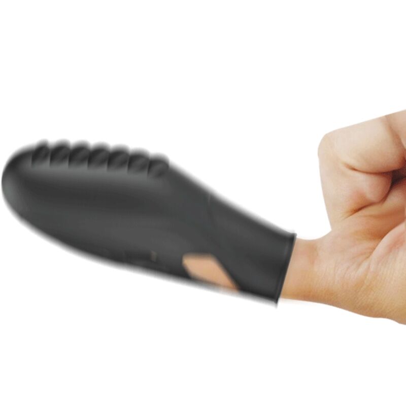 PRETTY LOVE - GILO SILICONE FINGER VIBRATOR BLACK - My naughty haven #