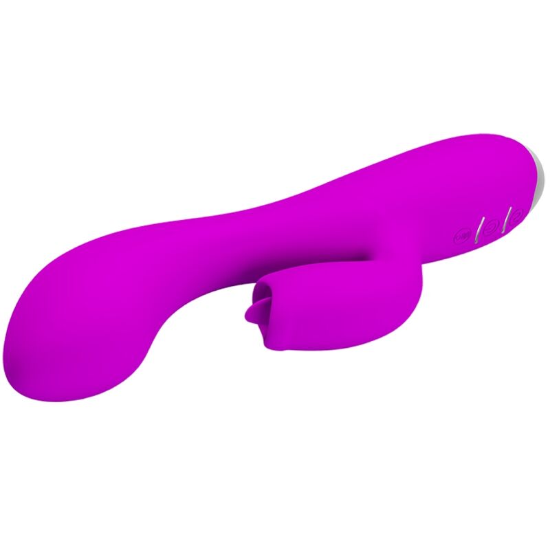 PRETTY LOVE - GLORIA RECHARGEABLE RABBIT VIBRATOR-WATERPROOF PURPLE - My naughty haven #