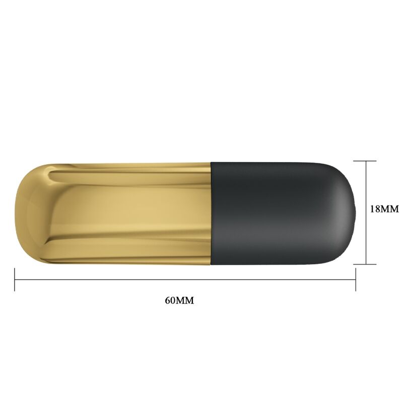 PRETTY LOVE - GOLDEN RECHARGEABLE BULLET VIBRATOR - My naughty haven #