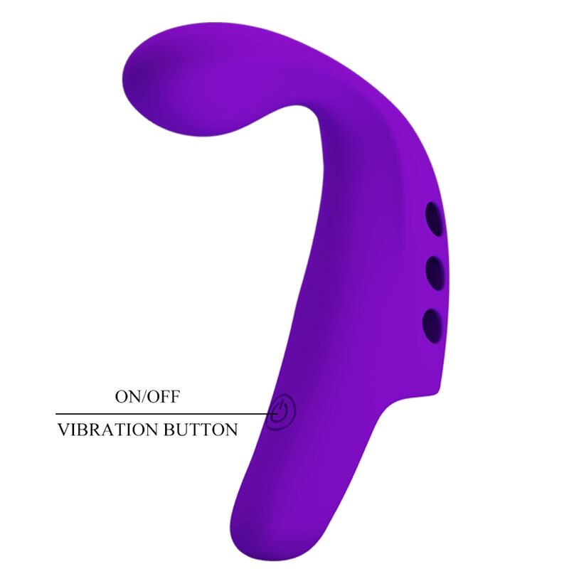 PRETTY LOVE - GORGON PURPLE RECHARGEABLE FINGER VIBRATOR - My naughty haven #