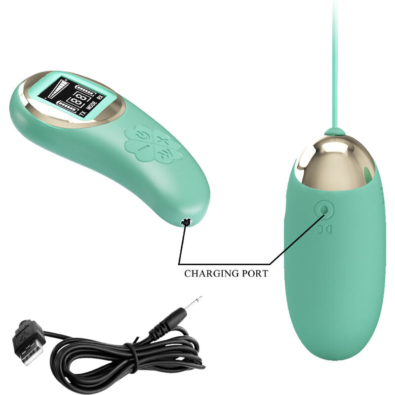 PRETTY LOVE - GREEN REMOTE CONTROL VIBRATING EGG MINE - My naughty haven #