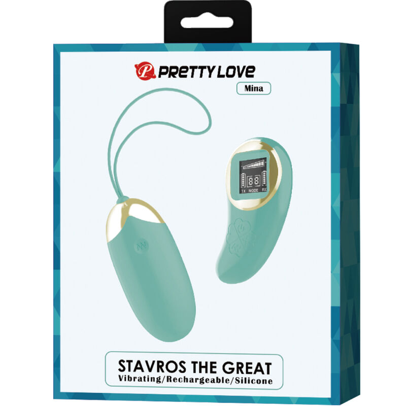 PRETTY LOVE - GREEN REMOTE CONTROL VIBRATING EGG MINE - My naughty haven #