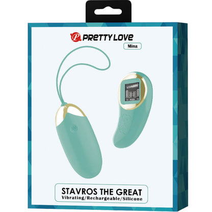 PRETTY LOVE - GREEN REMOTE CONTROL VIBRATING EGG MINE - My naughty haven #