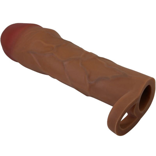 PRETTY LOVE - HANI PENIS SLEEVE WITH 5 CM EXTENSION MULATTO - My naughty haven #