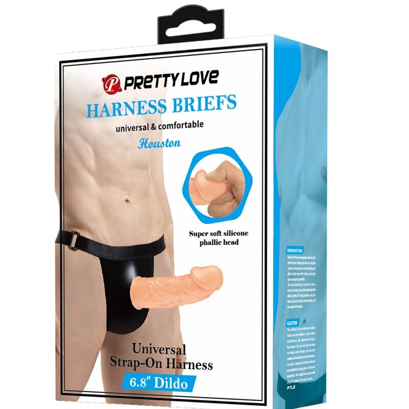 PRETTY LOVE - HARNNES BRIEFS WITH DIDLO INCLUDED - My naughty haven #
