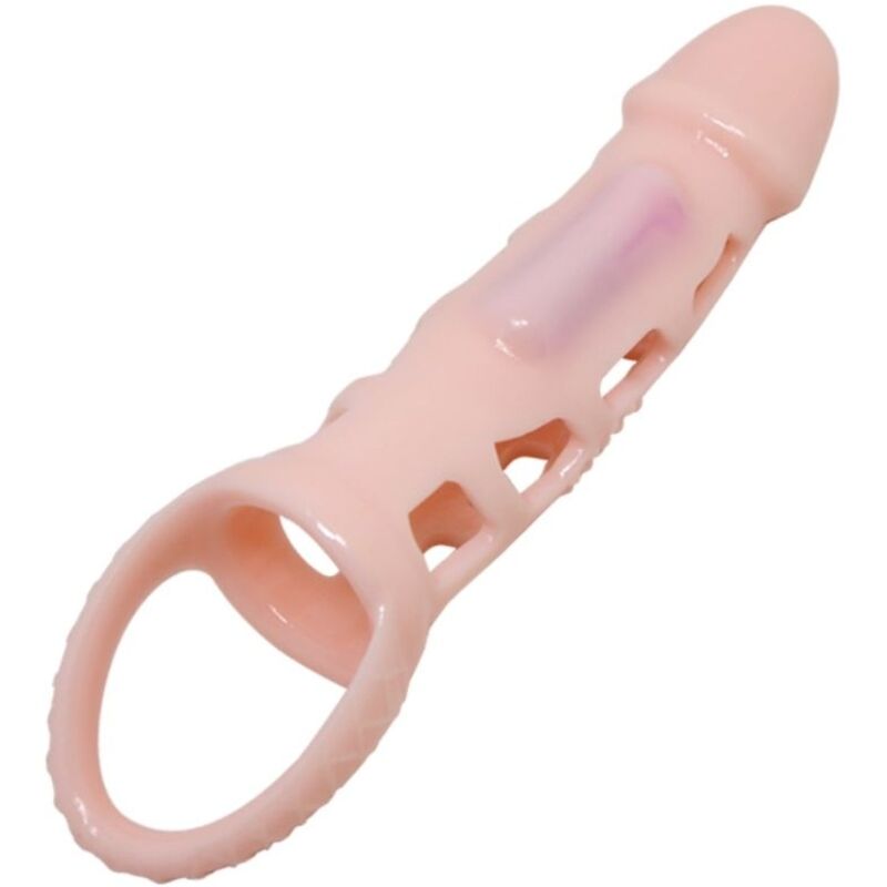 PRETTY LOVE - HARRISON PENIS EXTENDER COVER WITH VIBRATION AND STRAP 13.5 CM - My naughty haven #
