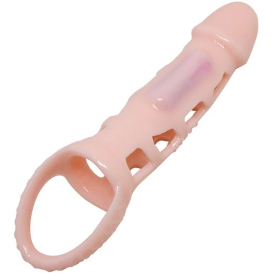 PRETTY LOVE - HARRISON PENIS EXTENDER COVER WITH VIBRATION AND STRAP 13.5 CM - My naughty haven #