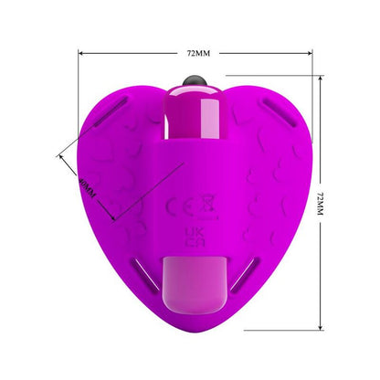 PRETTY LOVE - HEARTBEAT CLITORIS MASSAGER 10 VIBRATION MODES PURPLE - My naughty haven #